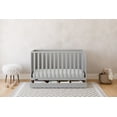 thumbnail image 1 of Graco Theo 3-in-1 Convertible Baby Crib with Drawer, Pebble Gray, 1 of 10