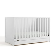 Graco Theo 3-in-1 Convertible Baby Crib with Drawer, White