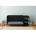 thumbnail image 1 of Graco Theo 5-in-1 Convertible Baby Crib and Changer, Black, 1 of 10