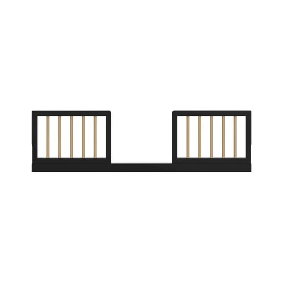 Graco Toddler Safety Guardrail Kit (Dowels), Black with Driftwood