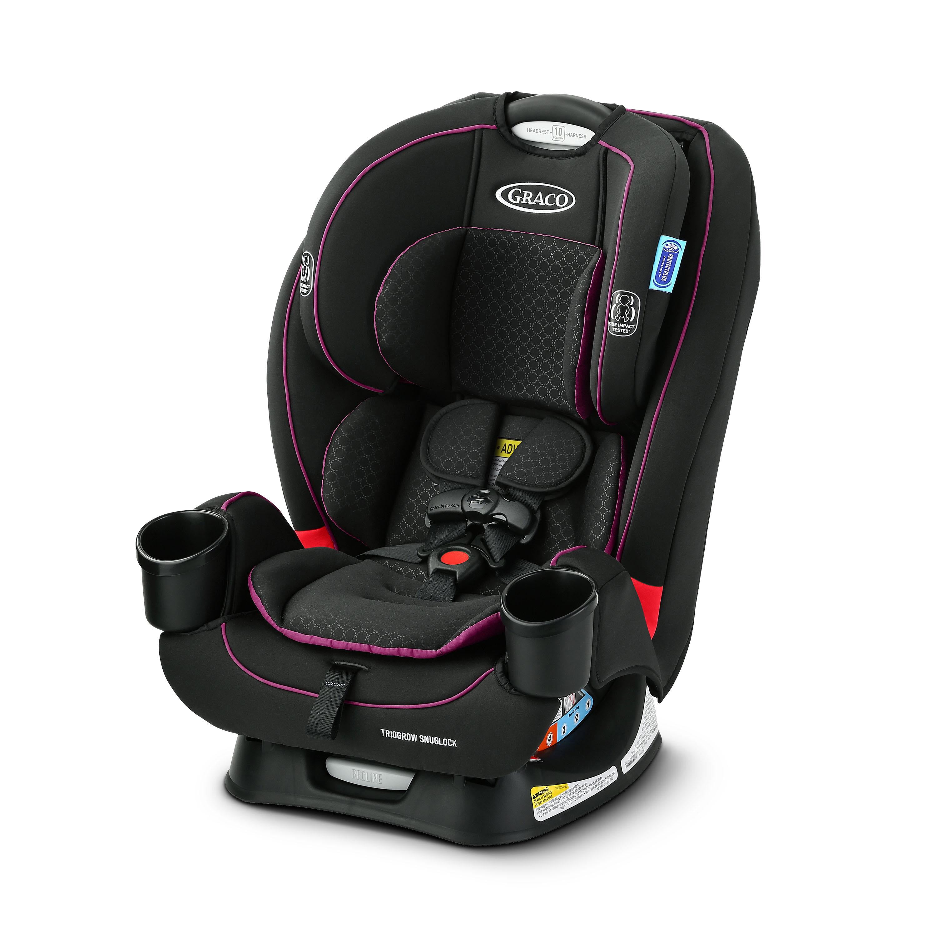 Graco TrioGrow SnugLock 3-in-1 Convertible Car Seat, Juliana, 1 Count