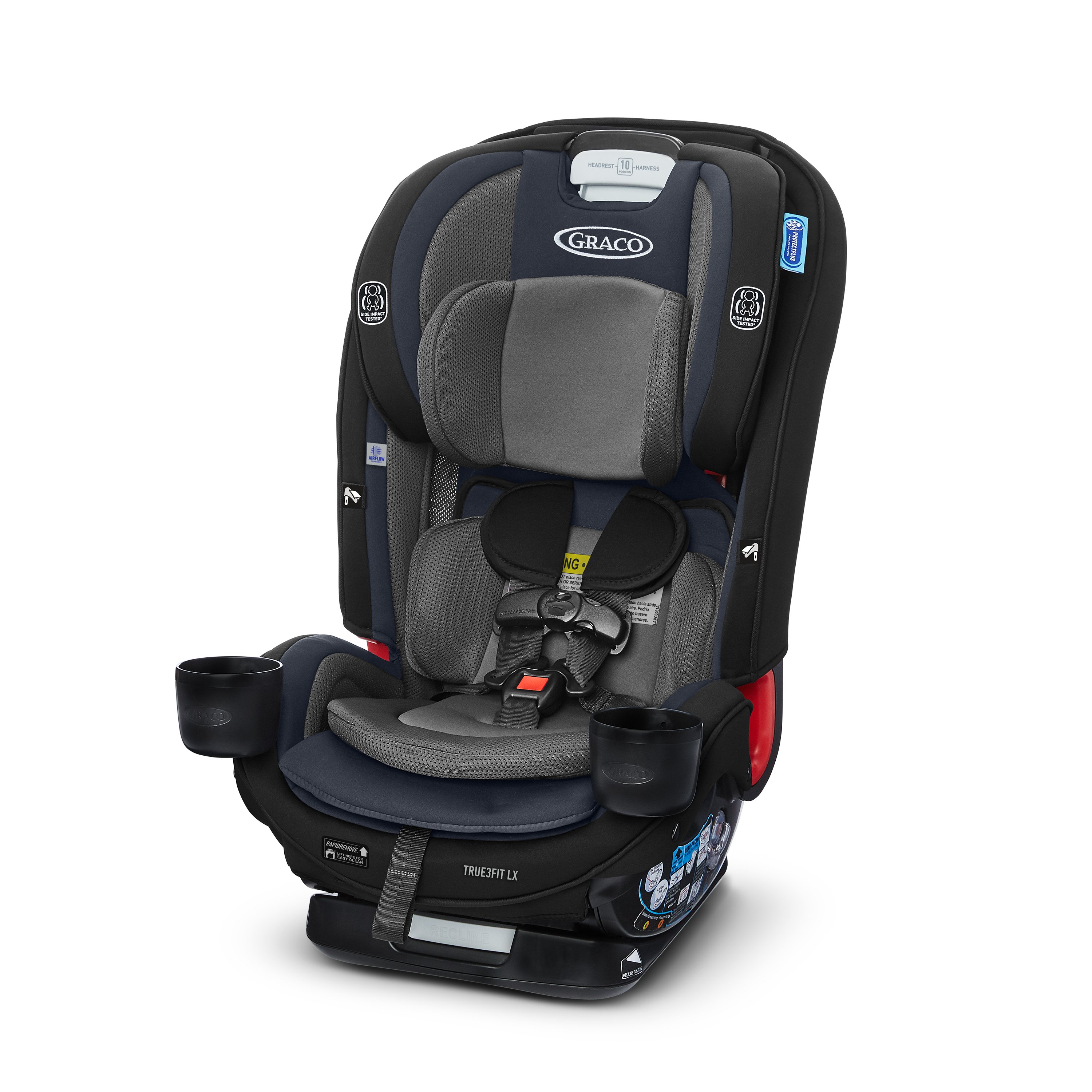 Graco True3Fit LX 3-in-1 Car Seat, Fits 3 Car Seats Across, Bates - image 1 of 16
