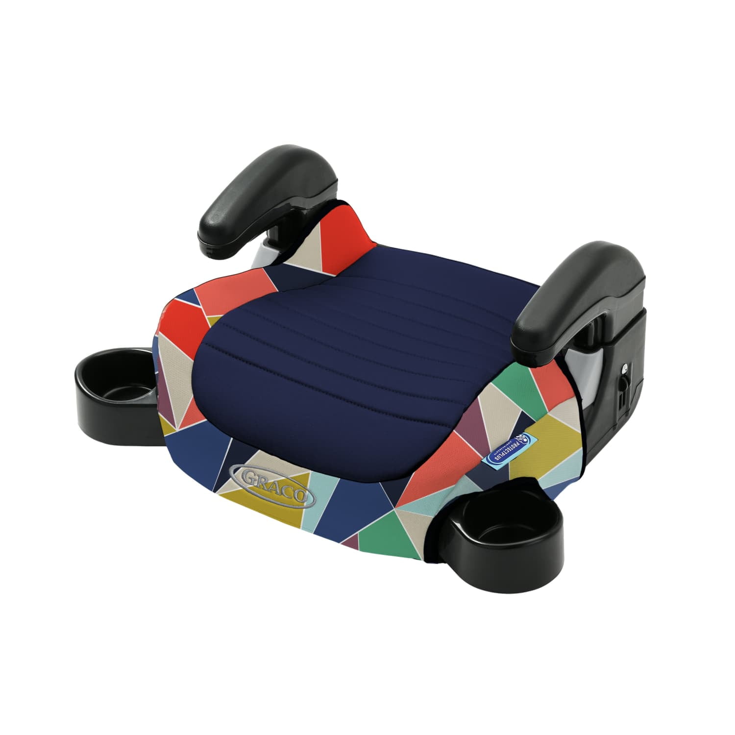 Graco Turbobooster 2.0 Backless Booster Seat, Geo Pop, Grey