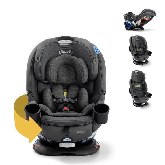 Graco Turn2Me 3-in-1 Convertible Infant Toddler Car Seat, Manchester, Grey