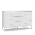 thumbnail image 1 of Graco Universal 6 Drawer Nursery Double Dresser, White, 1 of 6