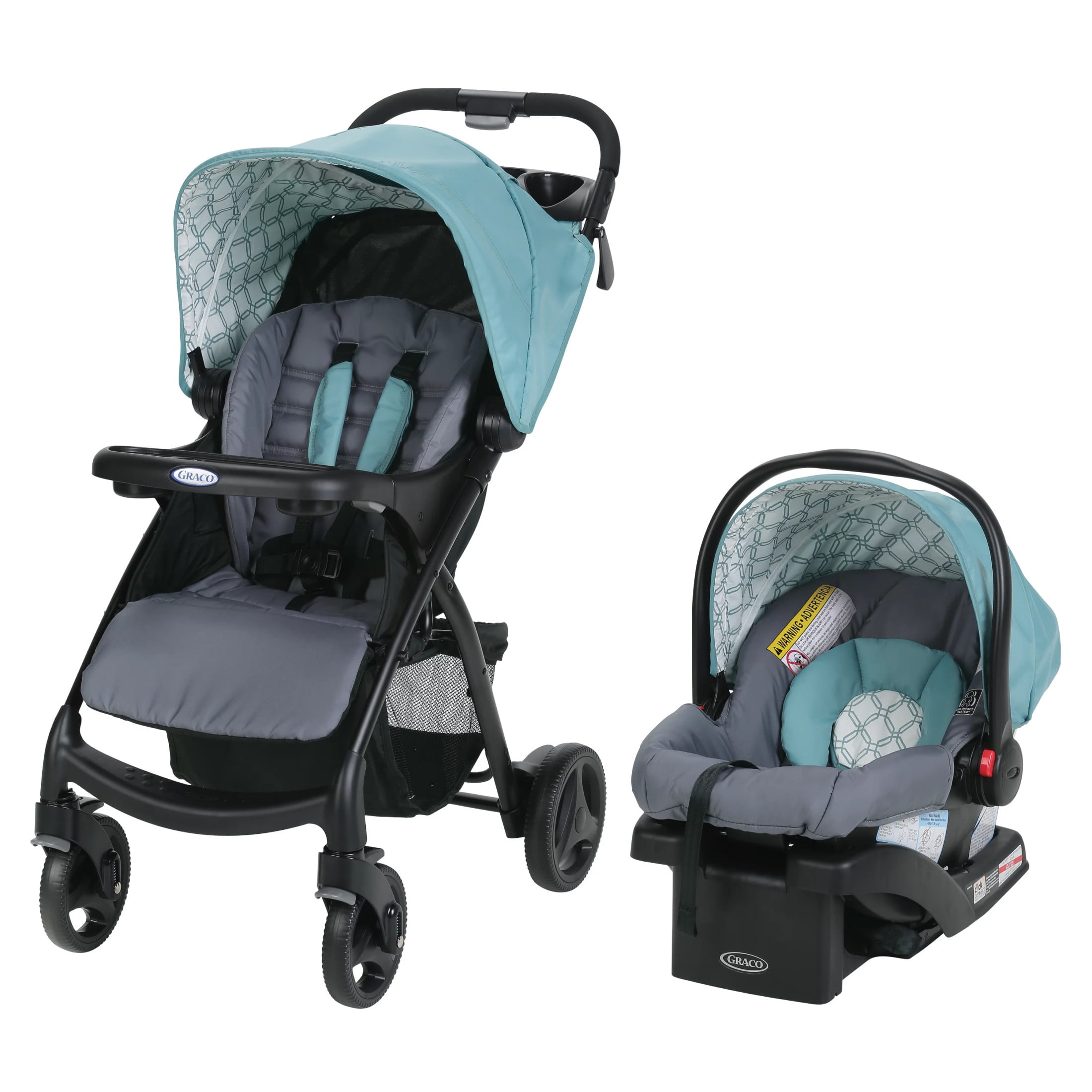 Graco Verb Click Connect Travel System with SnugRide30 Infant Car Seat, Merrick