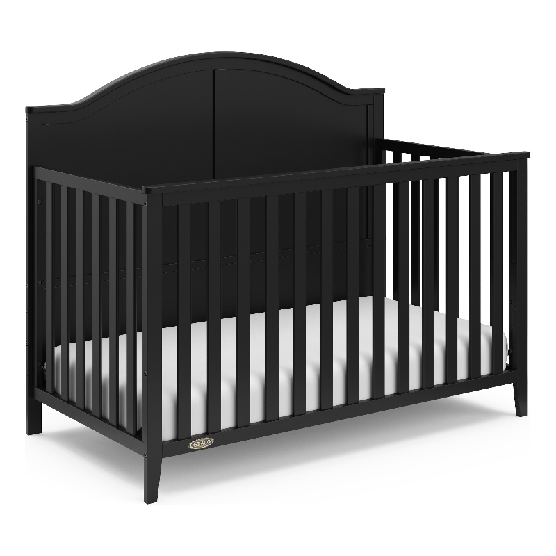 Graco Wilfred 5-in-1 Convertible Baby Crib, Black - image 1 of 4