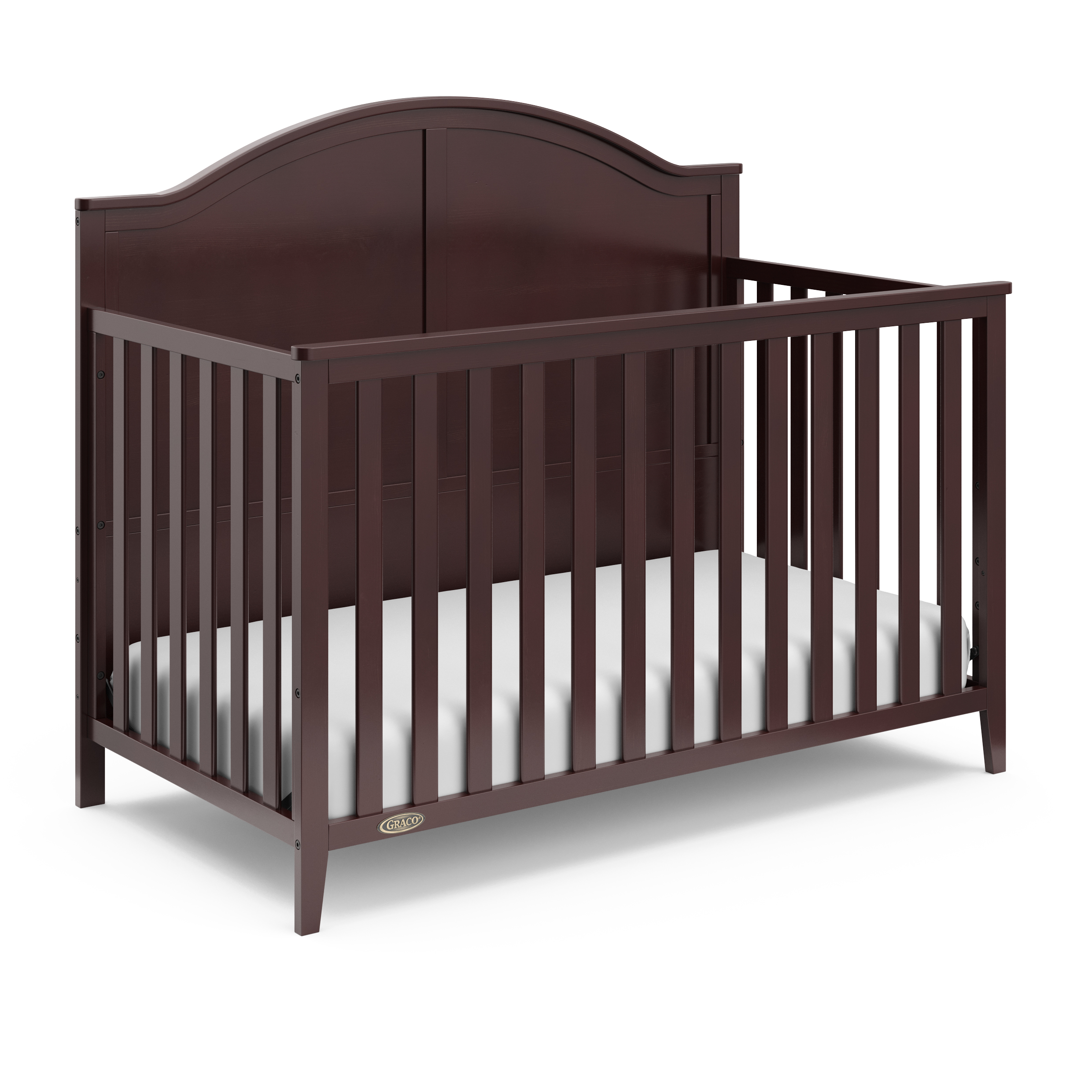 Graco Wilfred 5-in-1 Convertible Baby Crib, Espresso - image 1 of 12