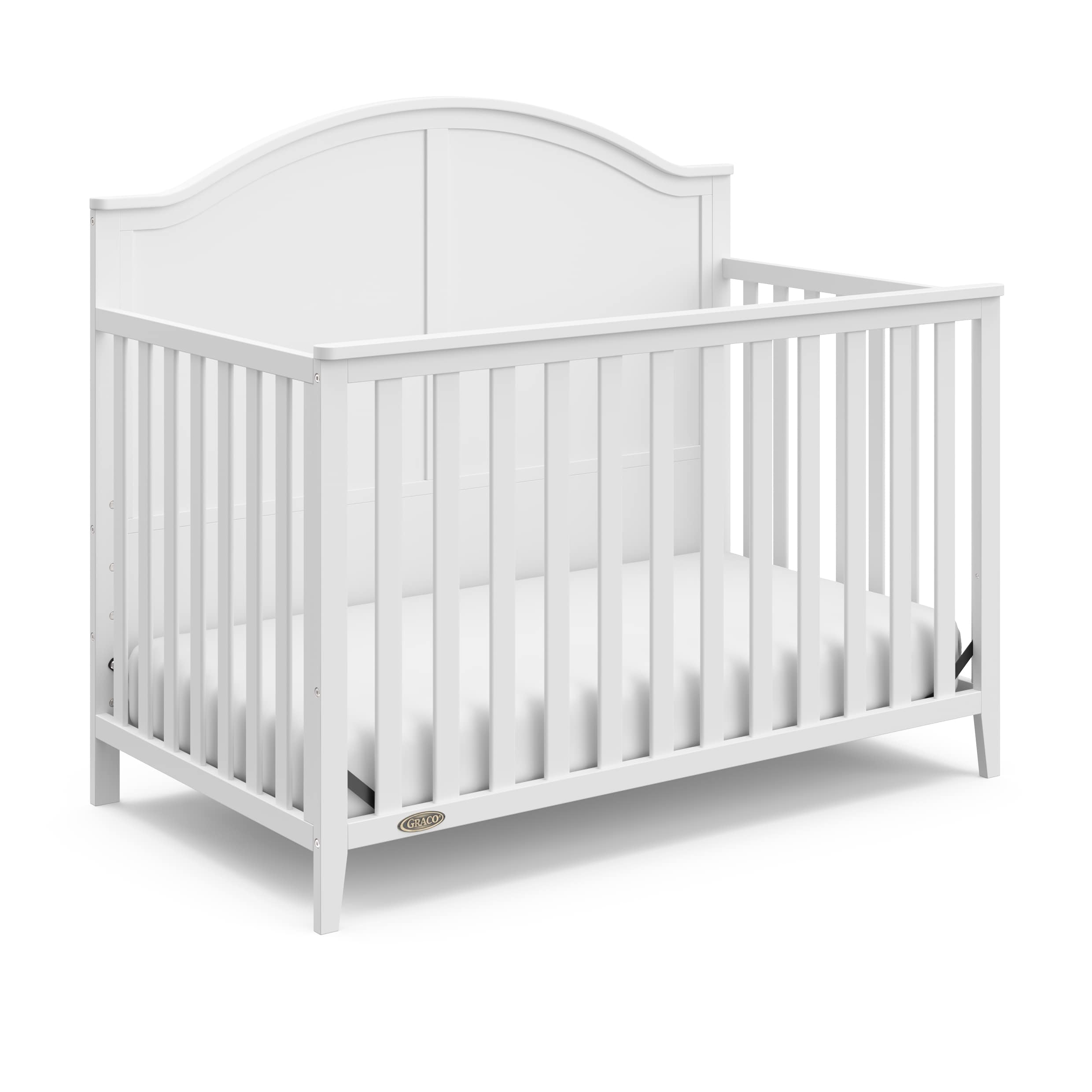 Graco Wilfred 5-in-1 Convertible Baby Crib, White - image 1 of 12