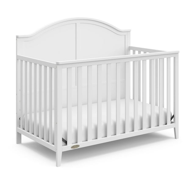 Graco Wilfred 5-in-1 Convertible Baby Crib, White