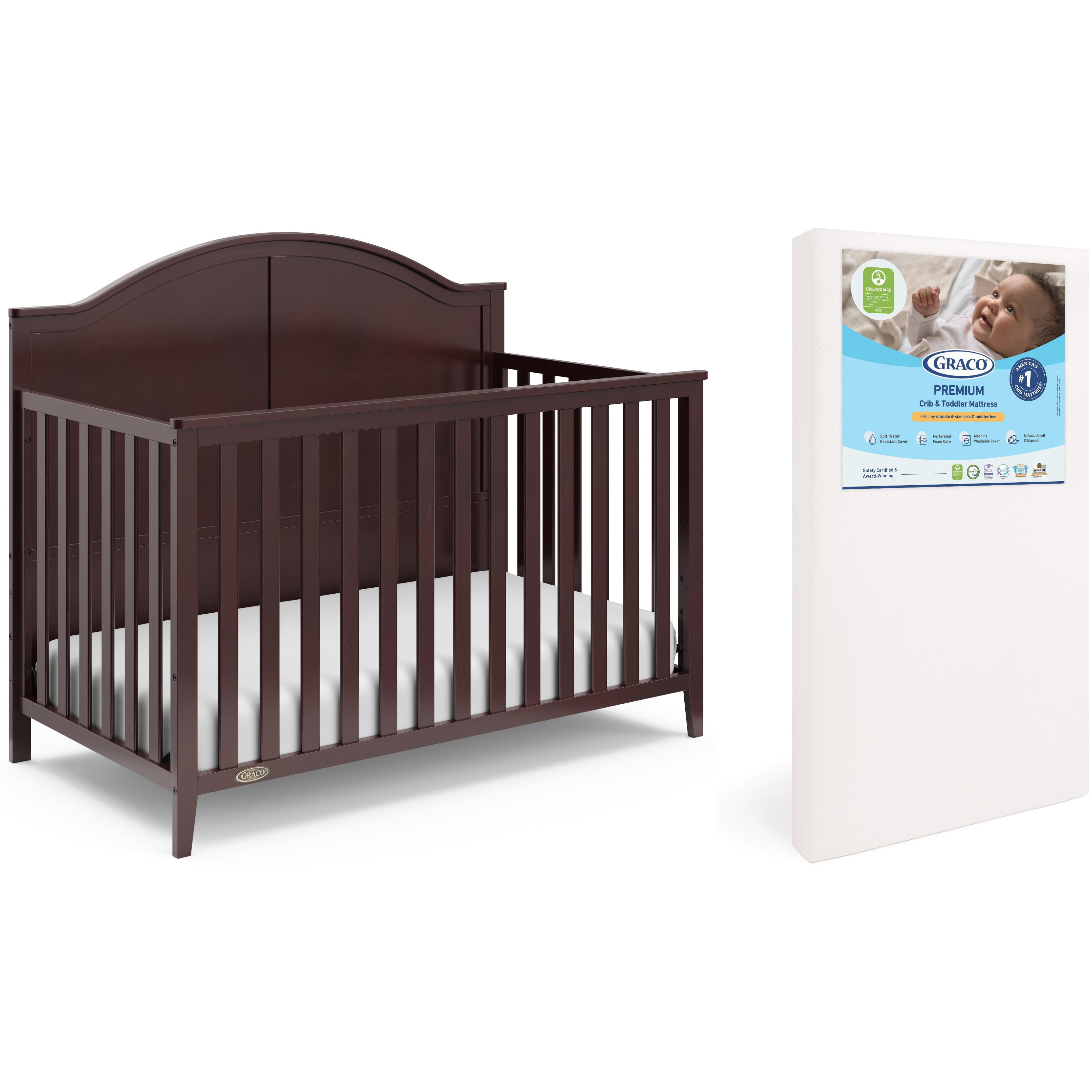 Graco Wilfred 5in1 Convertible Crib and Premium Crib & Toddler