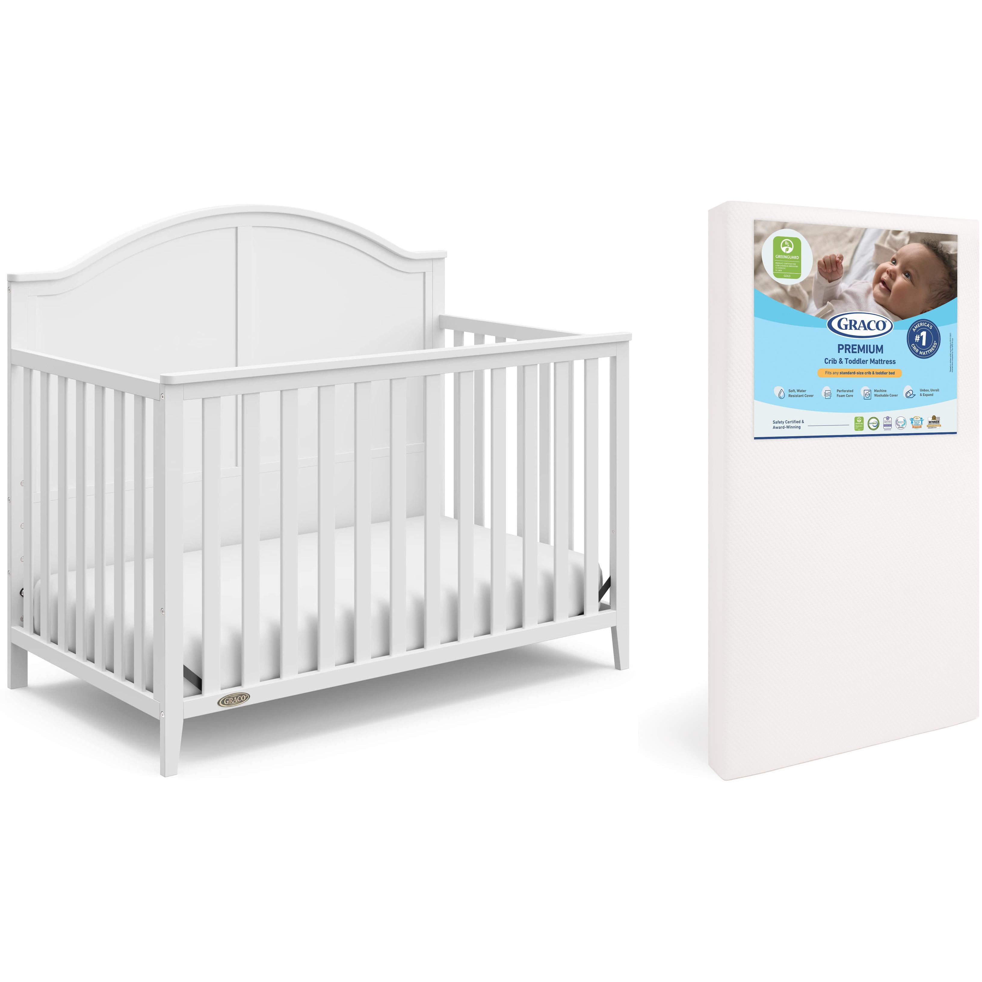 Graco Wilfred 5in1 Convertible Crib and Premium Crib & Toddler