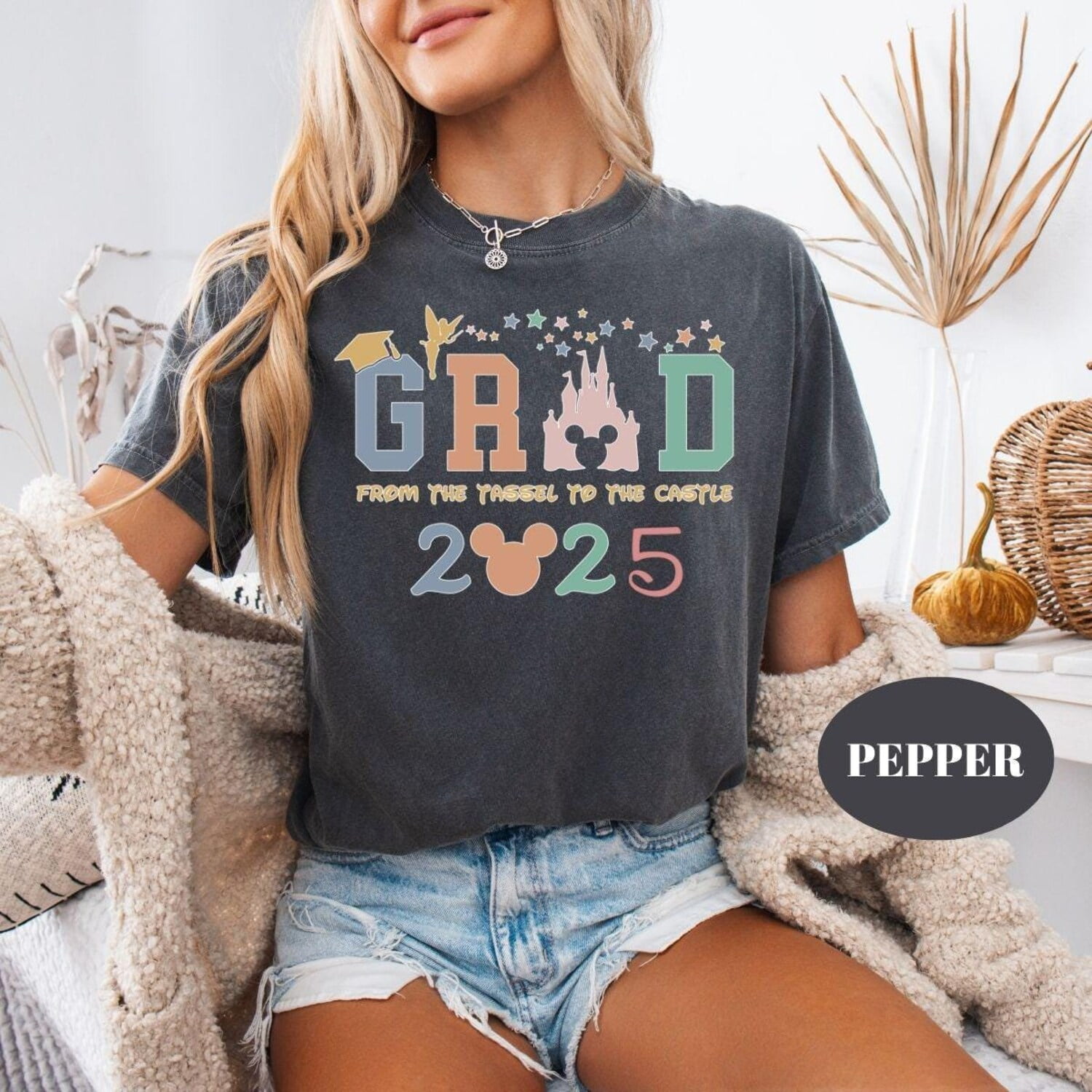 Grad 2025 Graduation Castle Family Trip Tee Magic Kingdom Graduate Grad 2025 Graduation Castle Family Trip Tee Magic Kingdom Graduate