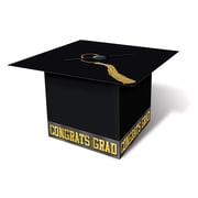 Grad Cap Card Box (black) Party Accessory (1 count) (1/Pkg)