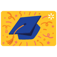 thumbnail image 1 of Grad Cap Walmart Gift Card, 1 of 2