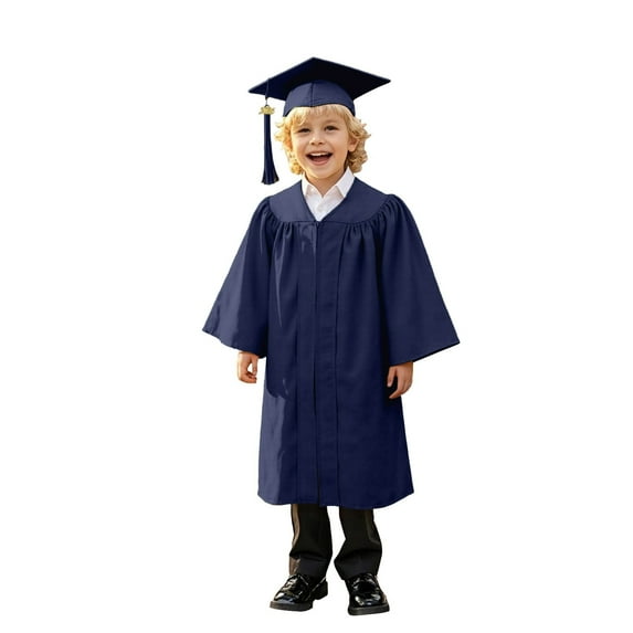 Boys Graduation Outfit Cap and Gown for Kindergarten with Tassel Outfit Sets Preschool Graduation for Girls 5-6 Years