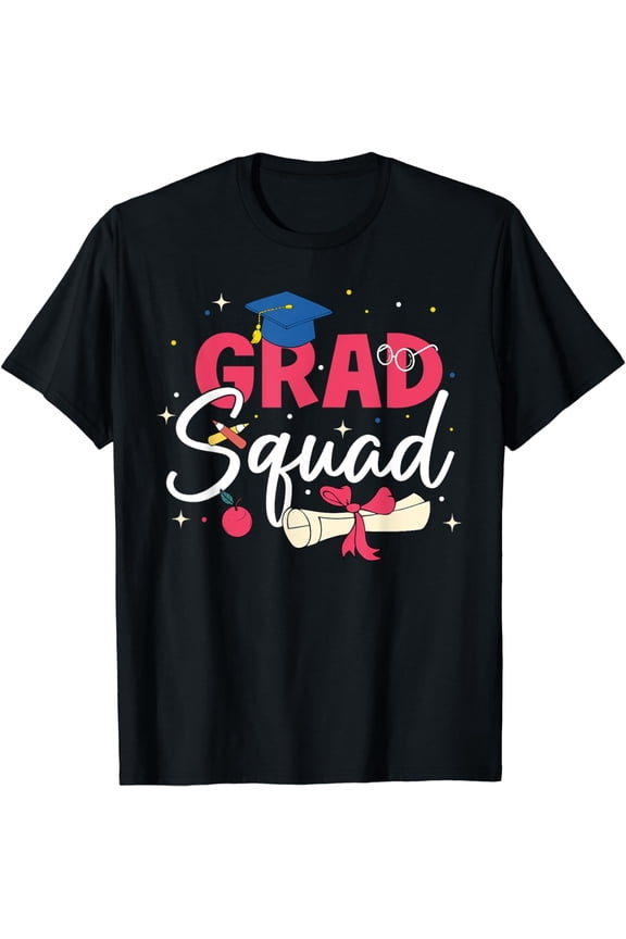 Grad Squad Graduation Team Group Matching Family Cousin T-Shirt