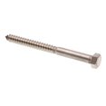 Grade 18 to 8 Stainless Steel 1/2 in. x 6 in. External Hex Lag Screws