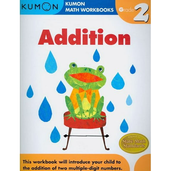 Pre-Owned Kumon Grade 2 Addition, by Kumon Publishing, (Paperback), Education, English