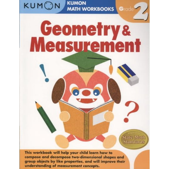 Pre-Owned Kumon Grade 2 Geometry and Measurement (Paperback) 1934968315 9781934968314