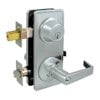 Grade 2 Interconnected Entry Lock w Clarendon Lever (Brushed Chrome)