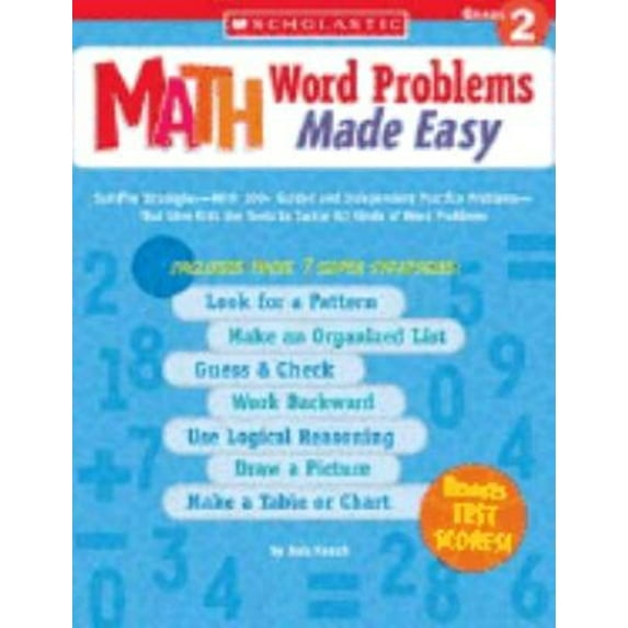 Pre-Owned Math Word Problems Made Easy: Grade 2 Paperback