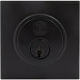 thumbnail image 1 of Grade 3 Contemporary Square Deadbolt, SC Keyway, Matte Black by Stone Harbor Hardware, 1 of 2