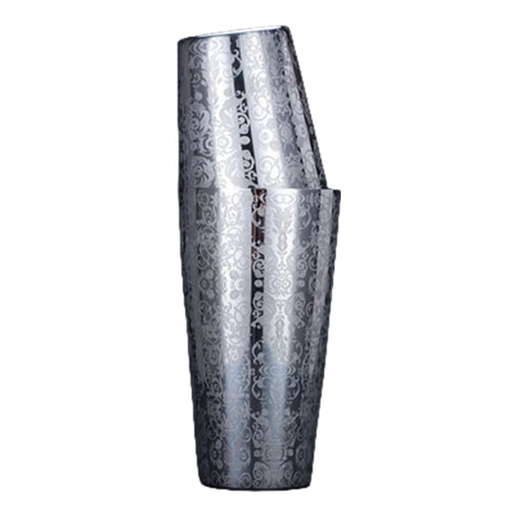 Grade 304 Stainless Steel Engraving Bartending Shaker Large Capacity Cocktail Mixer Practical Mixing Tins