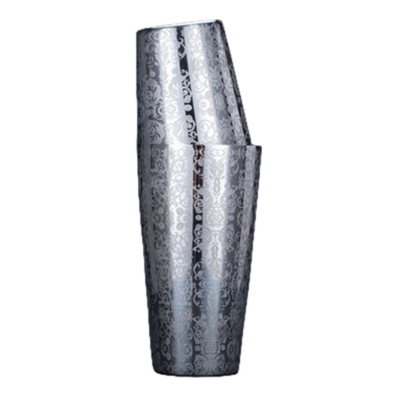 Grade 304 Stainless Steel Engraving Bartending Shaker Large Capacity Cocktail Mixer Practical Mixing Tins