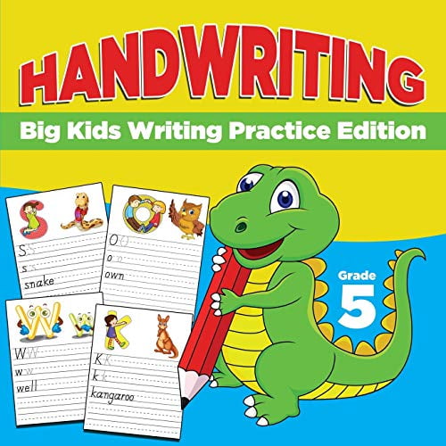 Pre-Owned Grade 5 Handwriting: Big Kids Writing Practice Edition (Paperback 9781682123416) by Baby Professor