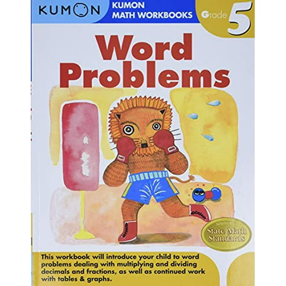 Pre-Owned Kumon Grade 5 Word Problems (Paperback) 1934968382 9781934968383