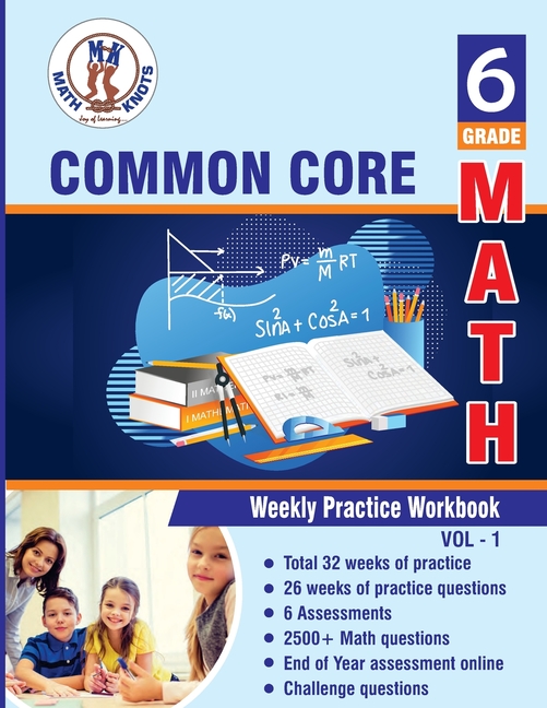 Grade 6 Common Core Math: Multiple Choice and Free Response 2500 ...