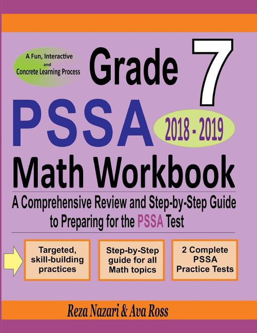 Grade 7 PSSA Mathematics Workbook 2018 - 2019: A Comprehensive Review ...