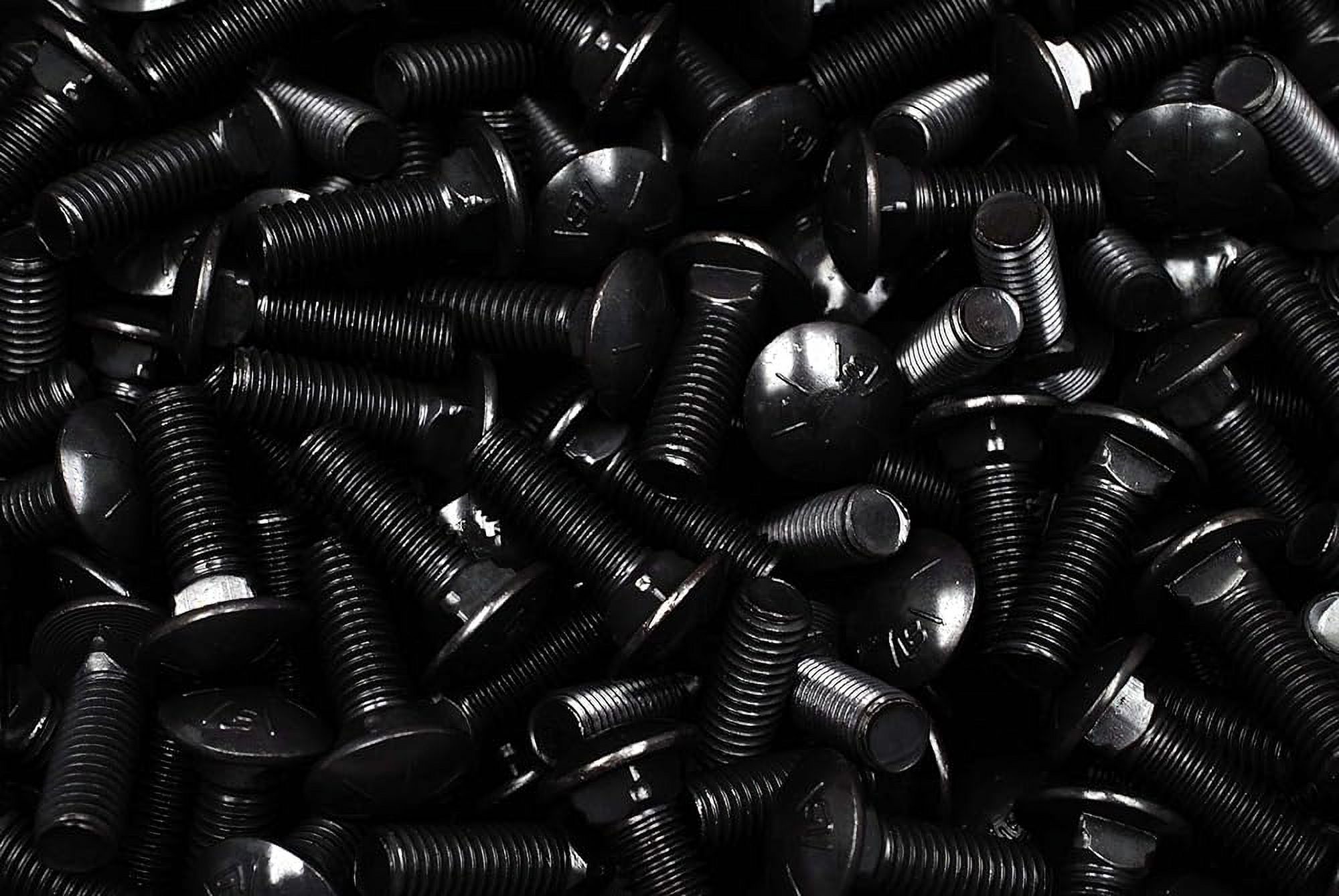 Grade 8 Carriage Head Bolts 1/213 X 11/2 Plain Finish Unplated