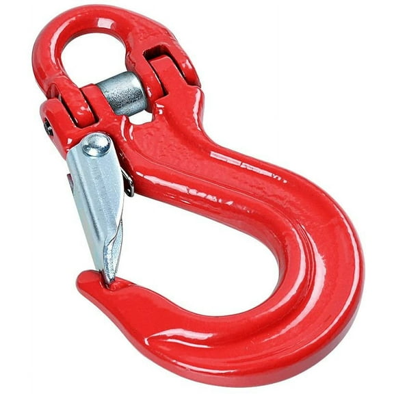 Grade 80 Steel Red Off-Road Replacement Winch Hook Upto 17k LBS 2pcs