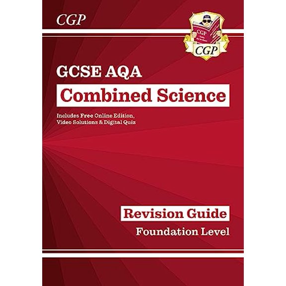 Pre-Owned GCSE Combined Science AQA Revision Guide - Foundation includes Online Edition, Videos & Quizzes: for the 2024 and 2025 exams (CGP AQA GCSE Combined Science) Paperback