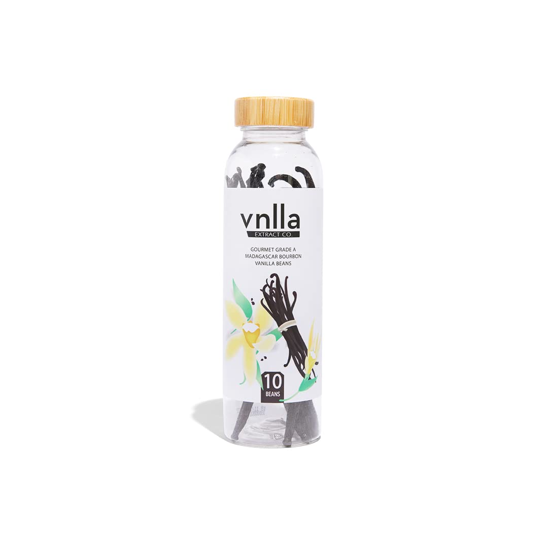 Grade A Madagascar Vanilla Beans 10Bean Pack Premium Whole Vanilla