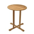 thumbnail image 1 of Grade-A Teak Wood 36" Round Bar Table, 1 of 3