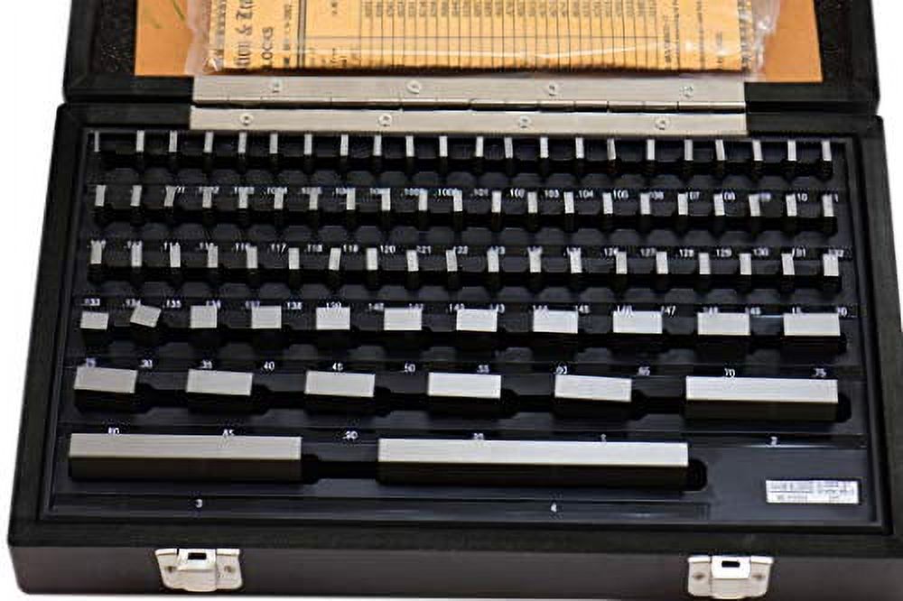 Grade AS2 81 Pieces Rectangular Gage Block Set With NIST Traceable