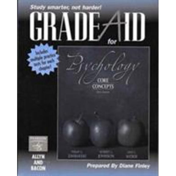 Pre-Owned Grade Aid Workbook for Psychology: Core Concepts (All Editions) (Paperback) 0205467318 9780205467310