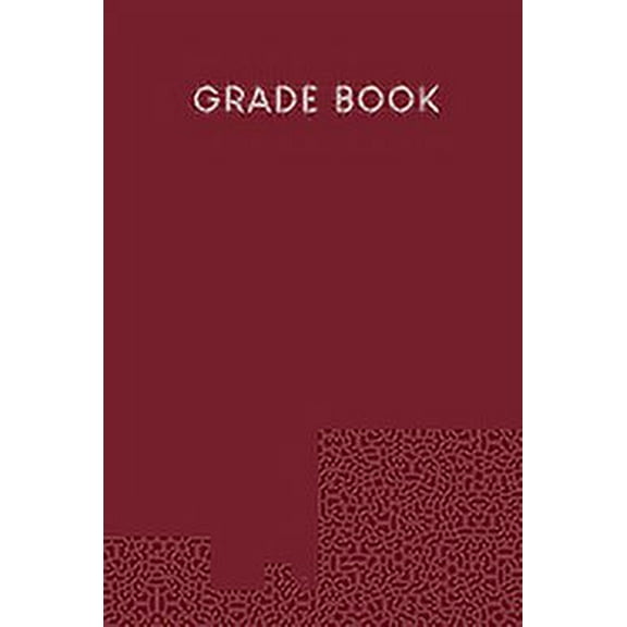 Grade Book: Grade booklet for pupils and students - Design: Red (Paperback)