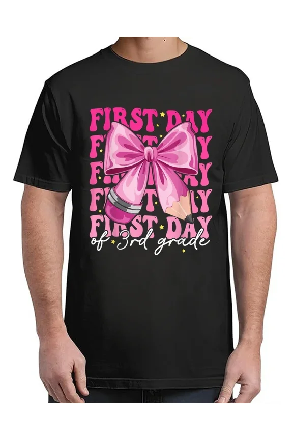 Grade Coquette Bow Back To School T-Shirt Classic for Unisex S–4XL