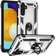 thumbnail image 1 of Grade Drop Impact for Samsung Galaxy A13 5G Case Galaxy A13 Case 360 Metal Rotating Ring Kickstand Holder  Heavy Duty Shockproof Case for Galaxy A13 5G Phone Case (Silver), 1 of 16