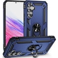 thumbnail image 1 of Grade Drop Impact for Samsung Galaxy A54 5G Case 360 Metal Rotating Ring Kickstand Holder  Heavy Duty Shockproof Case for Galaxy A54 5G Phone Case (Blue), 1 of 7