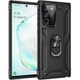thumbnail image 1 of Grade Drop Impact for Samsung Galaxy Note 20 Ultra Case Galaxy Note 20 Ultra 5G Case Metal Rotating Ring Kickstand Holder  Heavy Duty Case for Galaxy Note 20 Ultra 5G Phone Case (Black), 1 of 12