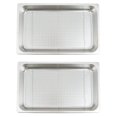 Grade Full Size Pan And Cooling Rack/Pan Grate Set For Standing Heat