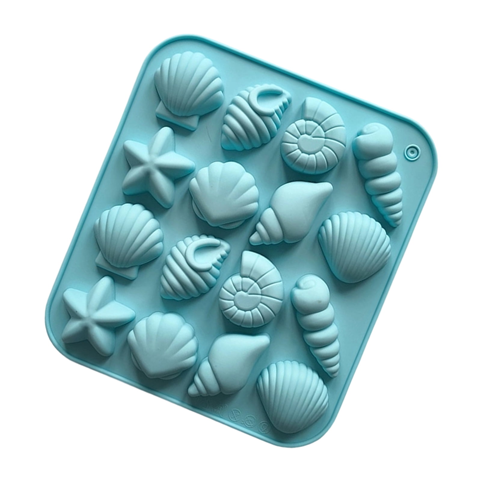 Grade Heat Resistant Silicone Molds for Chocolate Candy 16 Cavity Shell ...