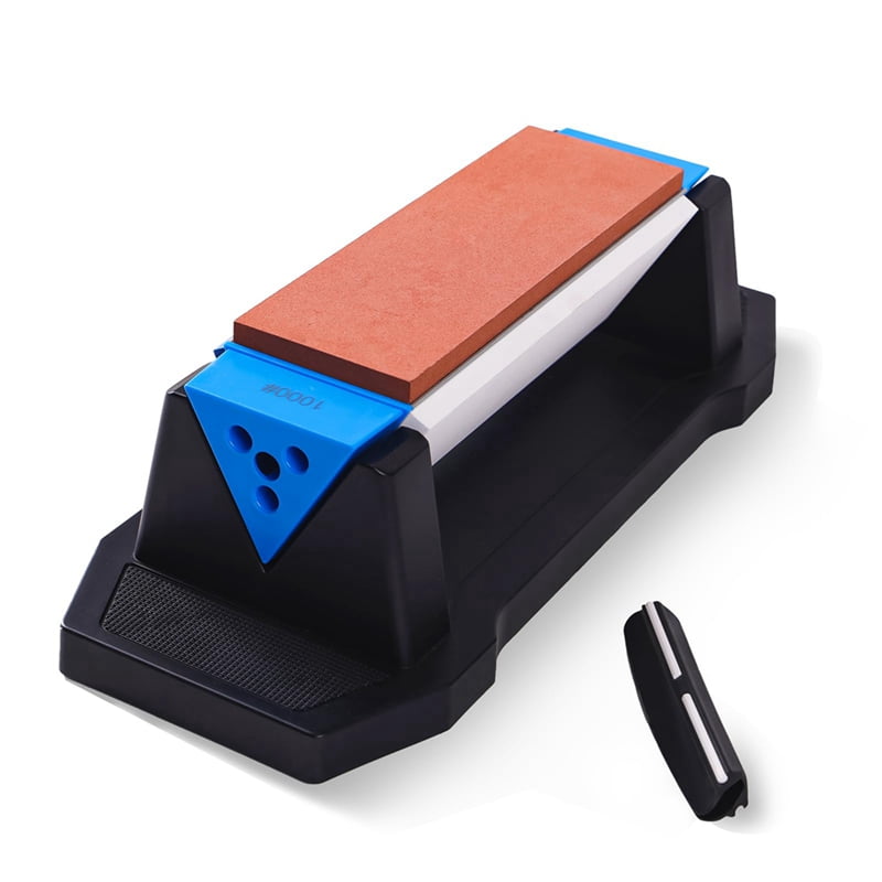 Grade Knife Sharpening Stone Kit, 3Sided Grit 400/1000/3000, Kitchen