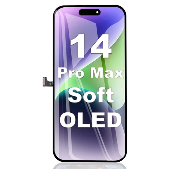 Grade Quality for iPhone 14 Pro Max Screen Replacement, 6.7 Inch 120Hz Soft OLED Display