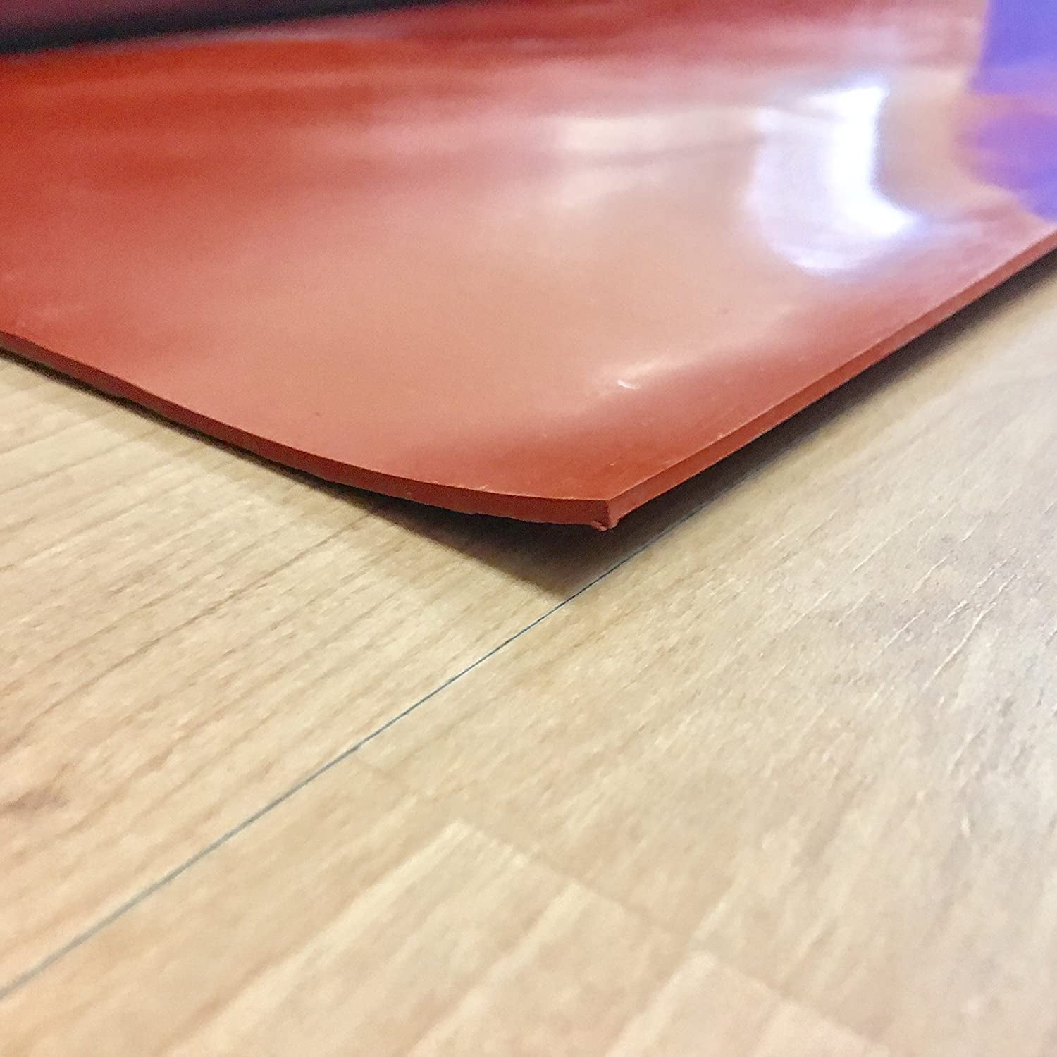 Grade Red/Orange 55A Rubber Sheets & Rubber Rolls 1/16" Thick x 12